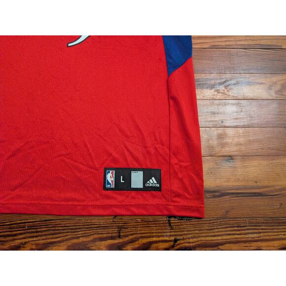 Adidas Philadelphia 76ers Andre Iguodala Mens Large NBA Red Jersey - Picture 3 of 7